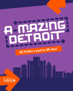 a mazing detroit maze concept landing page